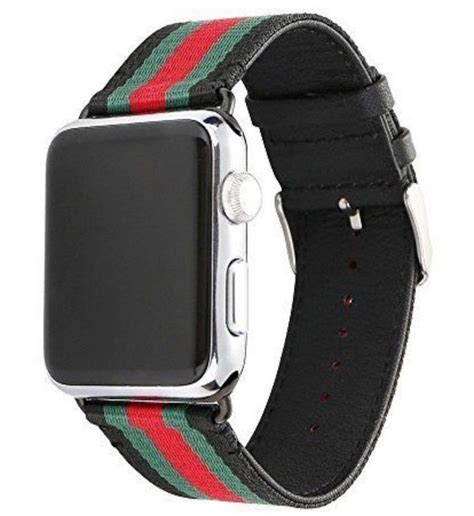 black gucci apple watch band|replacement gucci watch bands.